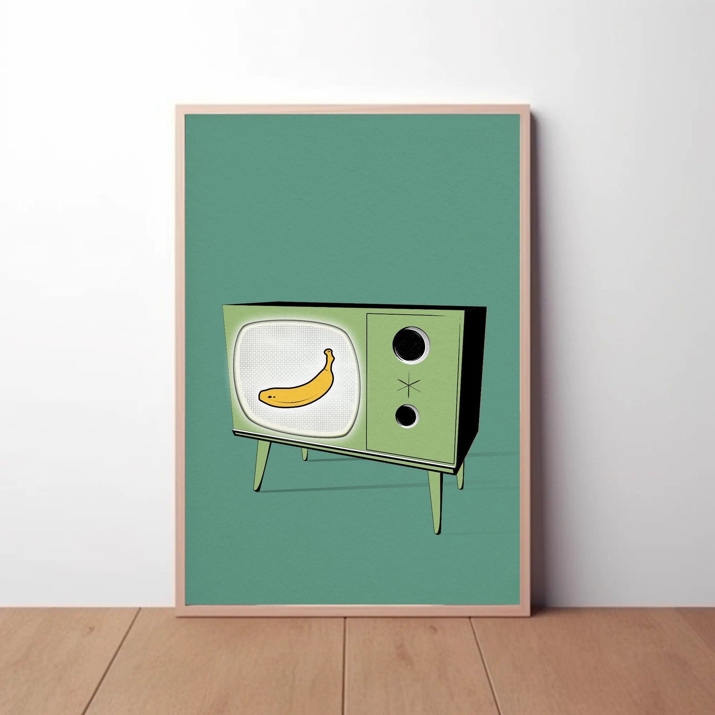 Retro TV Print