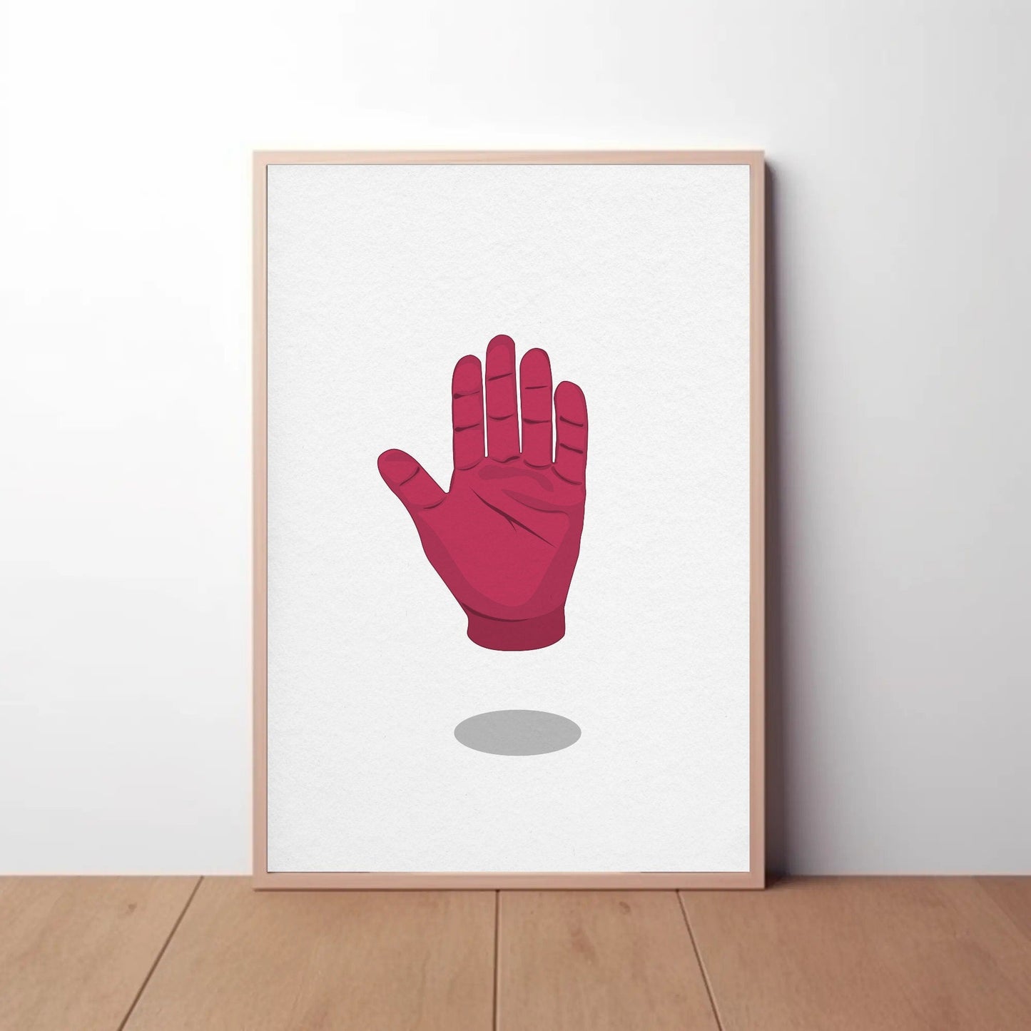 Floating Hand Print