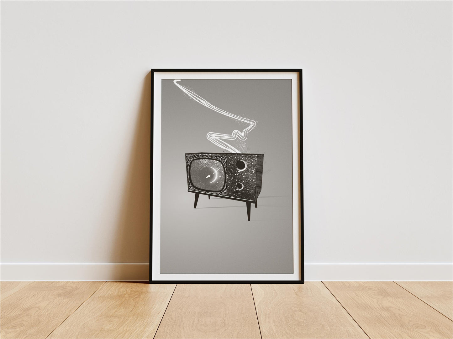 Retro TV Print
