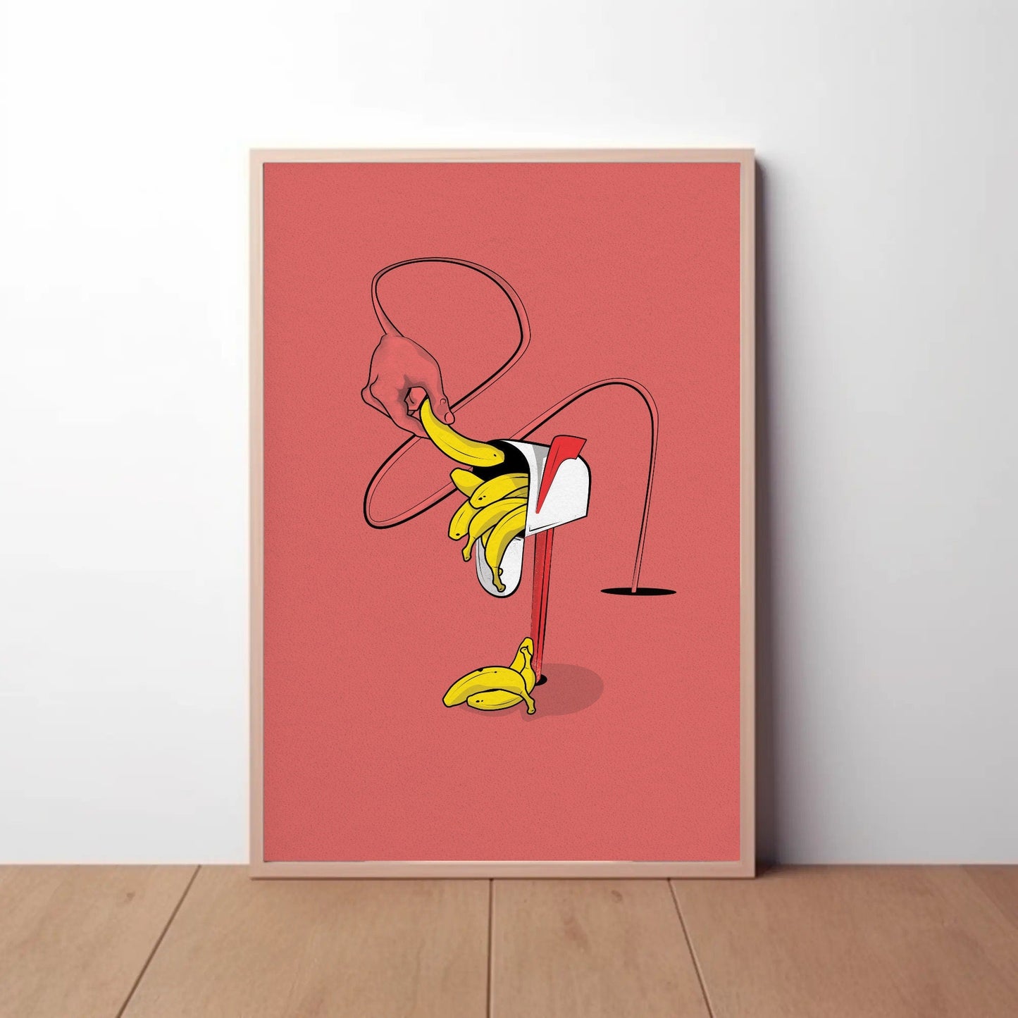 Banana Mailbox Print