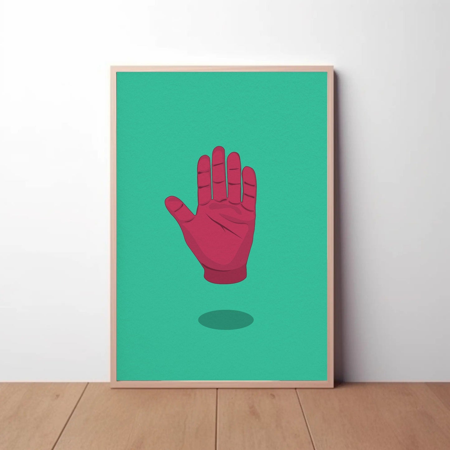 Floating Hand Print