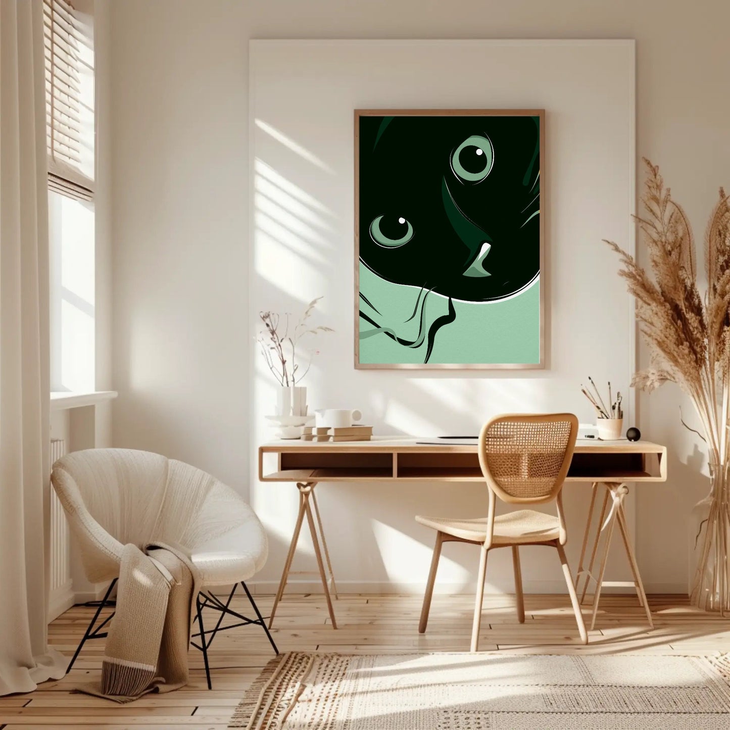 Piercing Gaze Print
