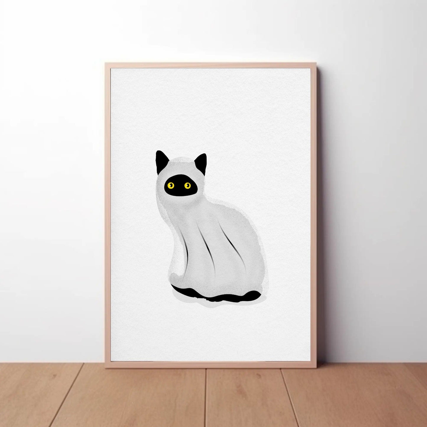 Ghost Cat Print