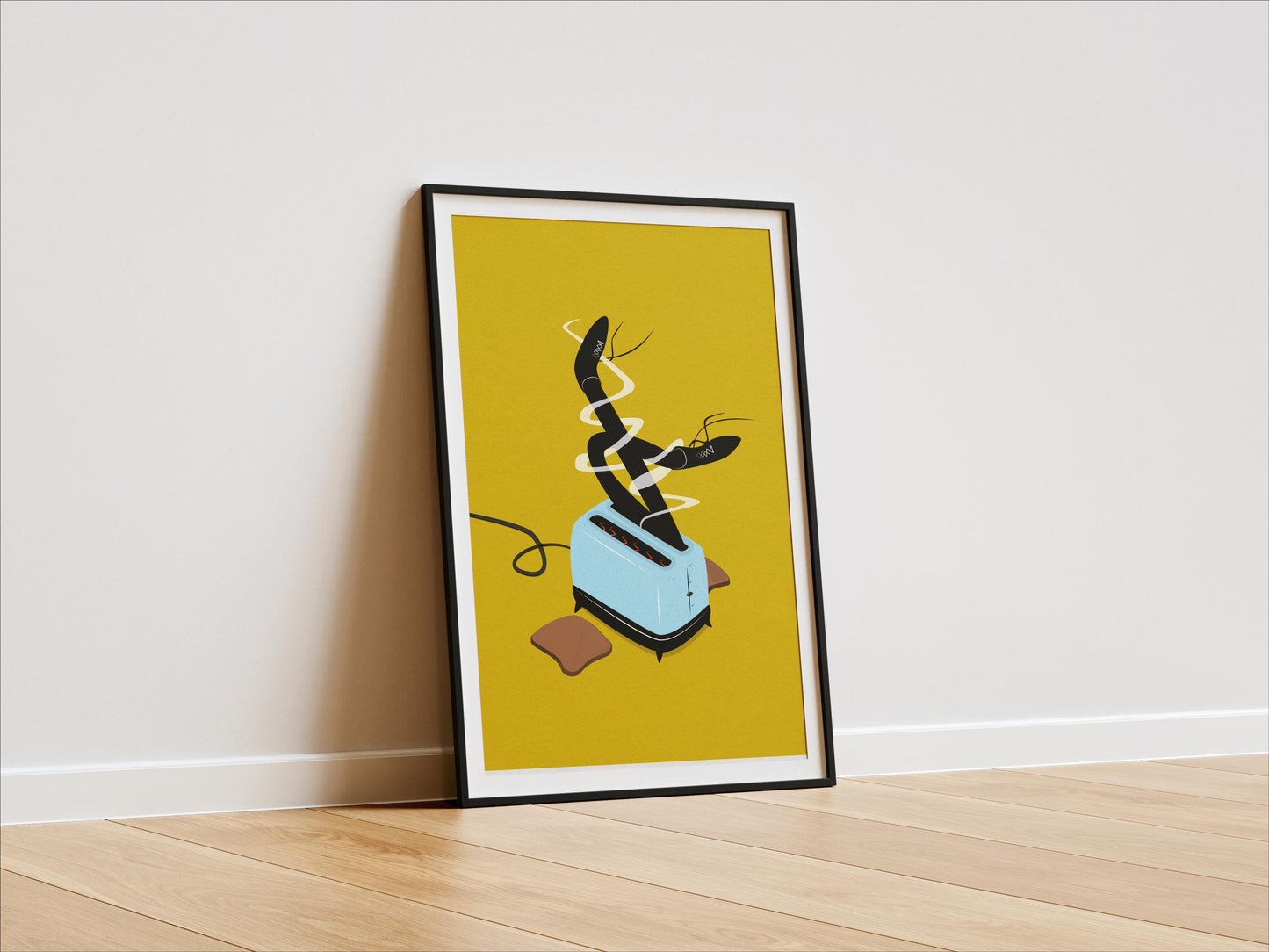 Legs In A Toaster Print - Print