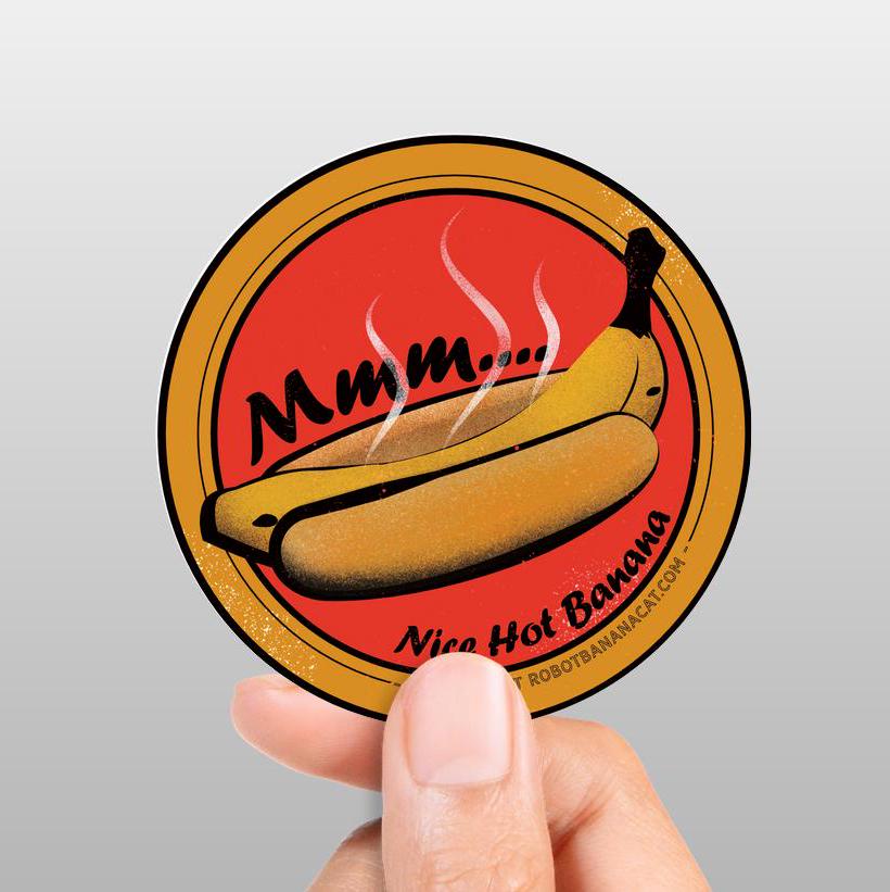 Nice Hot Banana Sticker