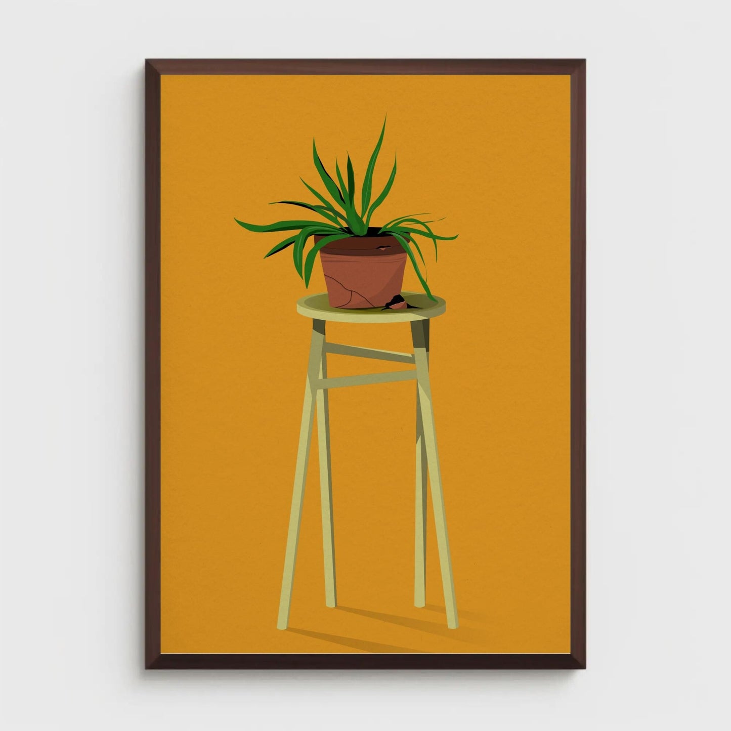 Neglected Houseplant Print