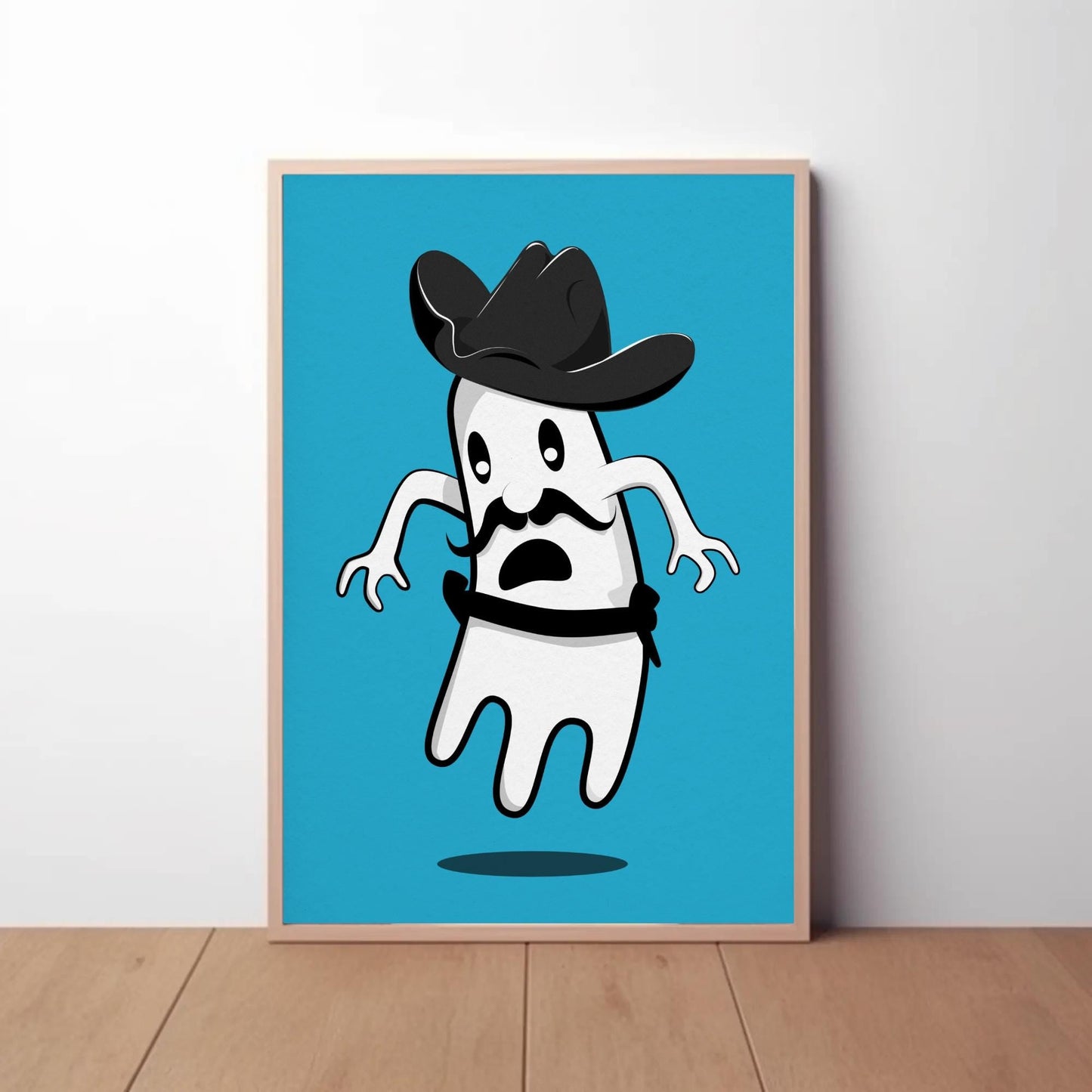 Cowboy Ghost Print