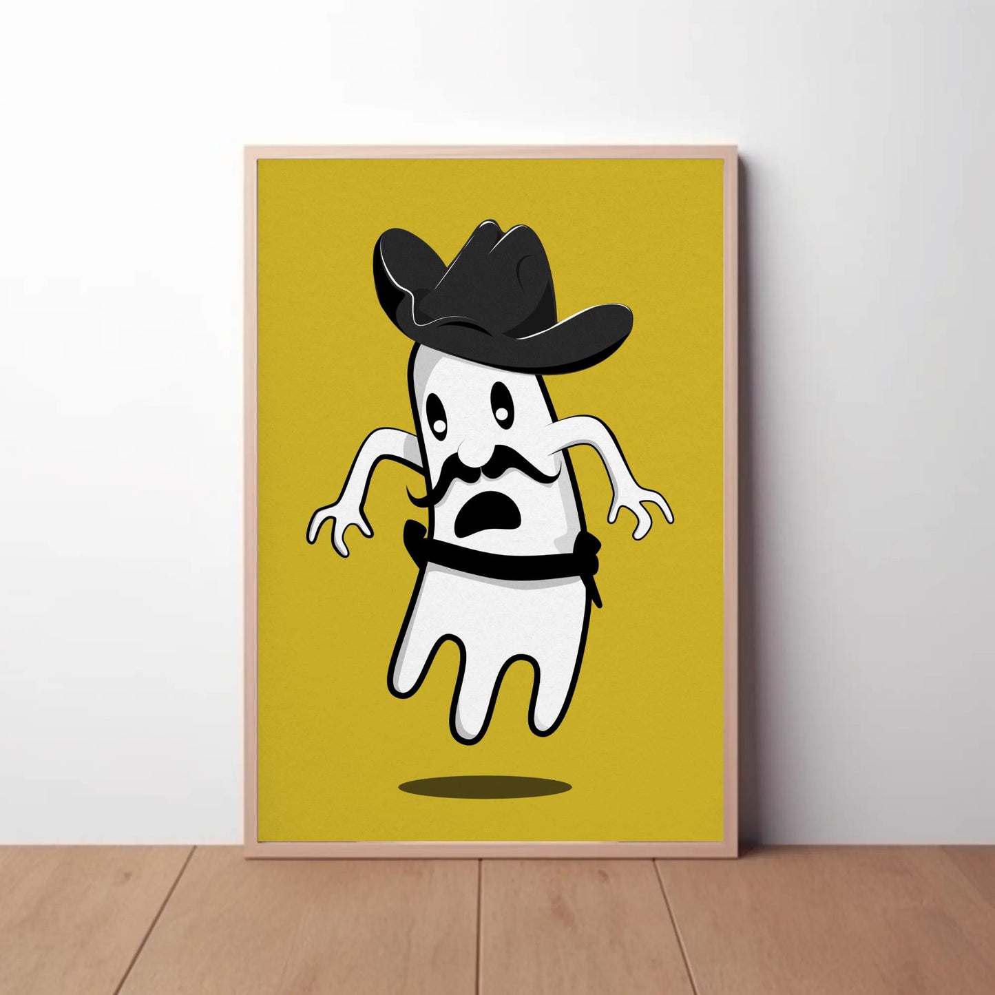 Cowboy Ghost Print