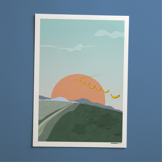 Banana Migration Print