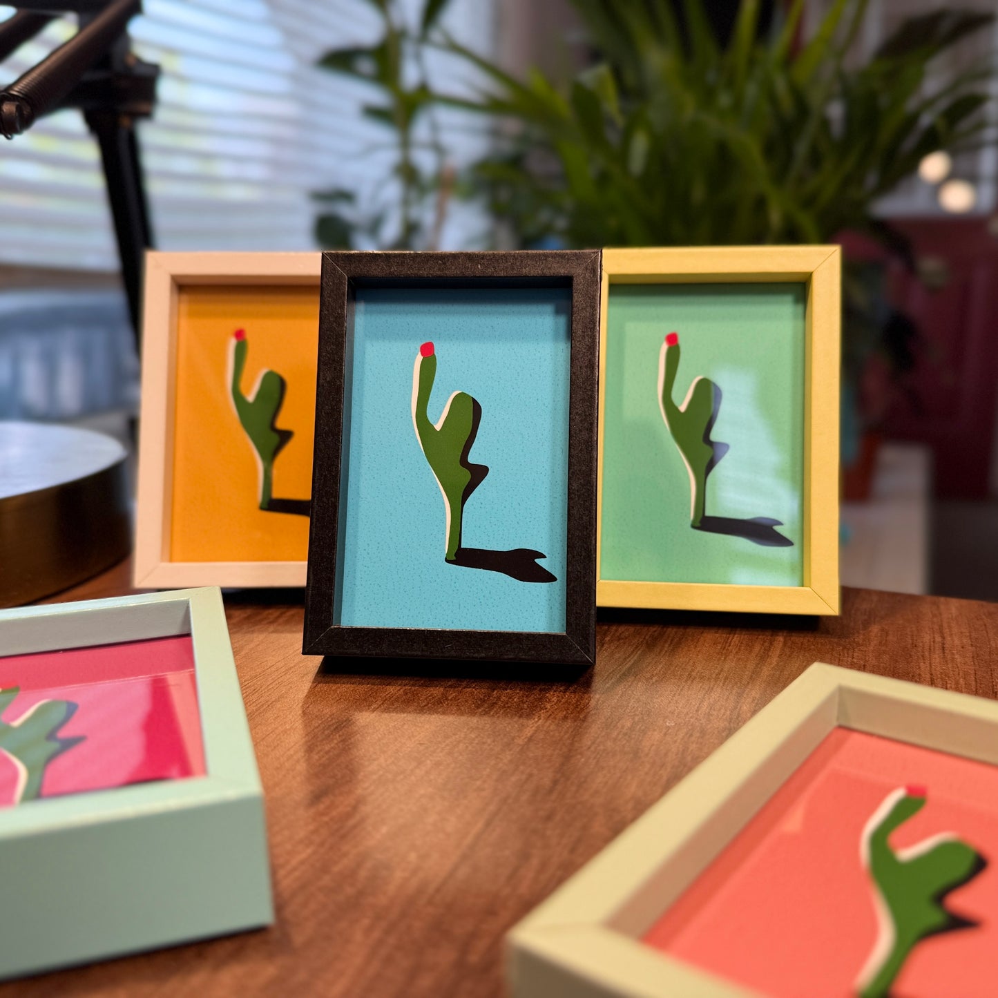 Mini Framed Art - Cactus