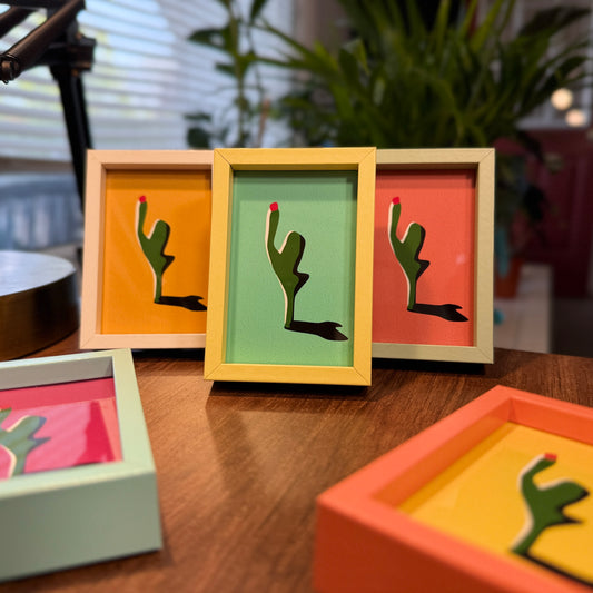 Mini Framed Art - Cactus