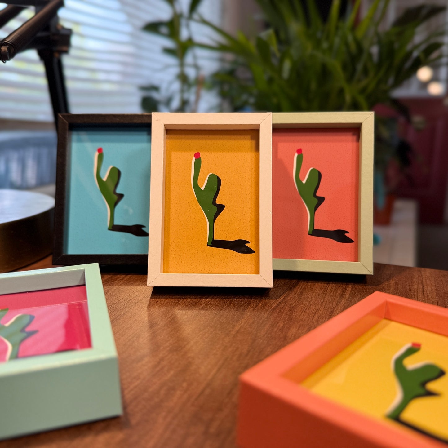 Mini Framed Art - Cactus
