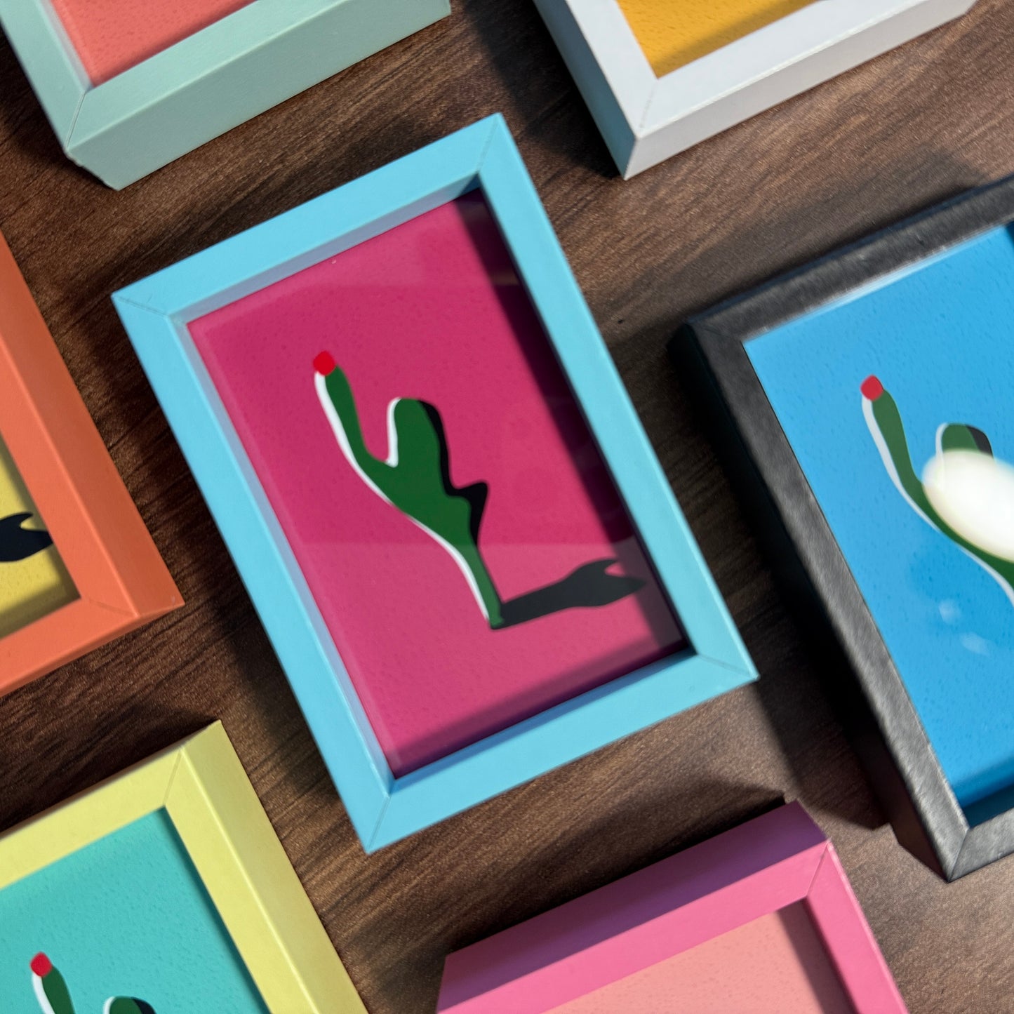 Mini Framed Art - Cactus