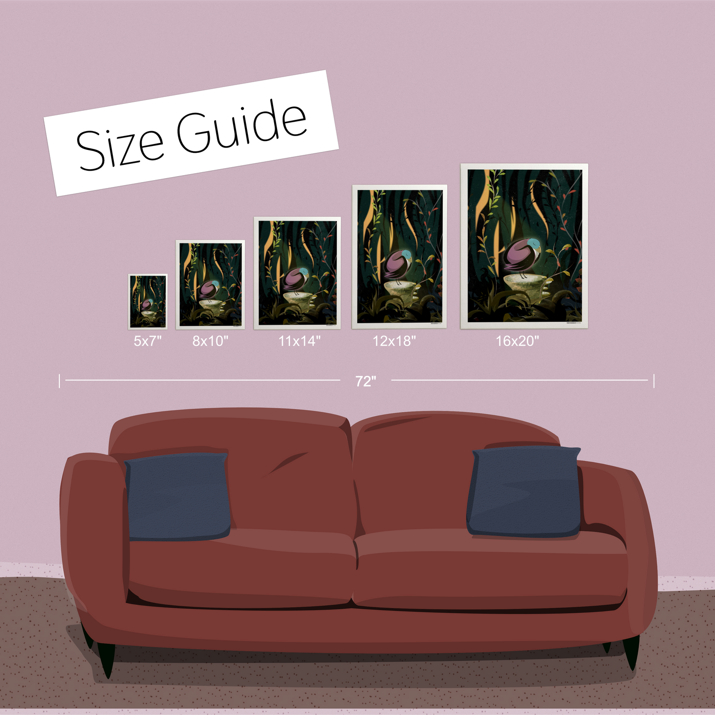 Forest Bird Print