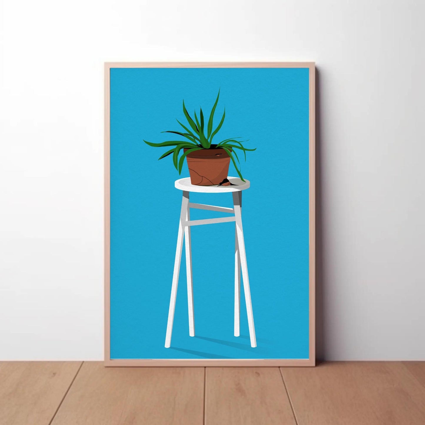 Neglected Houseplant Print