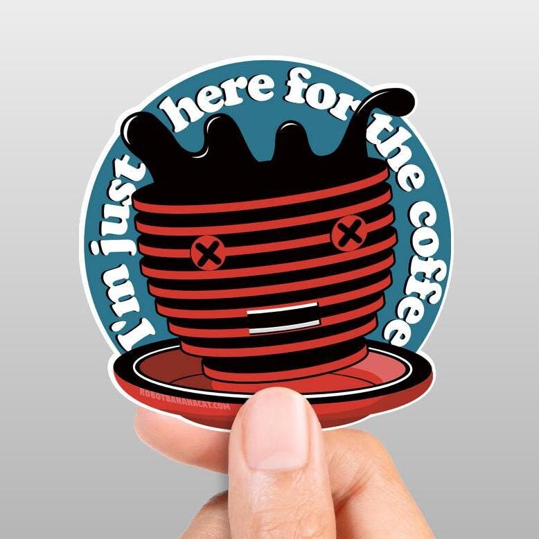 Coffee Cup Sticker