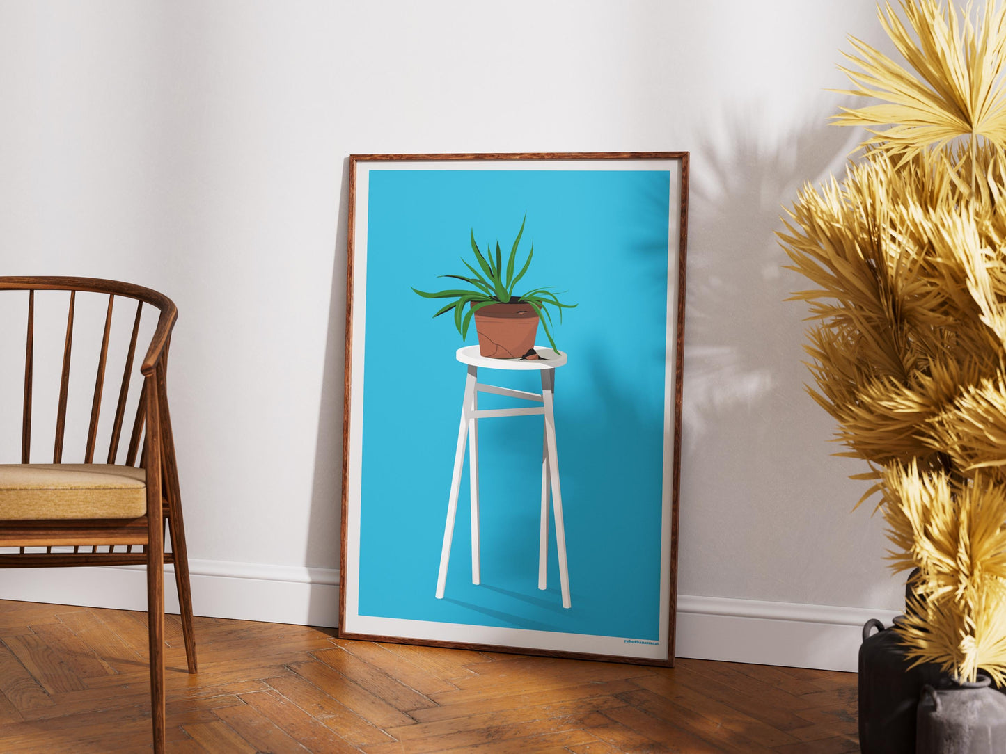 Neglected Houseplant Print