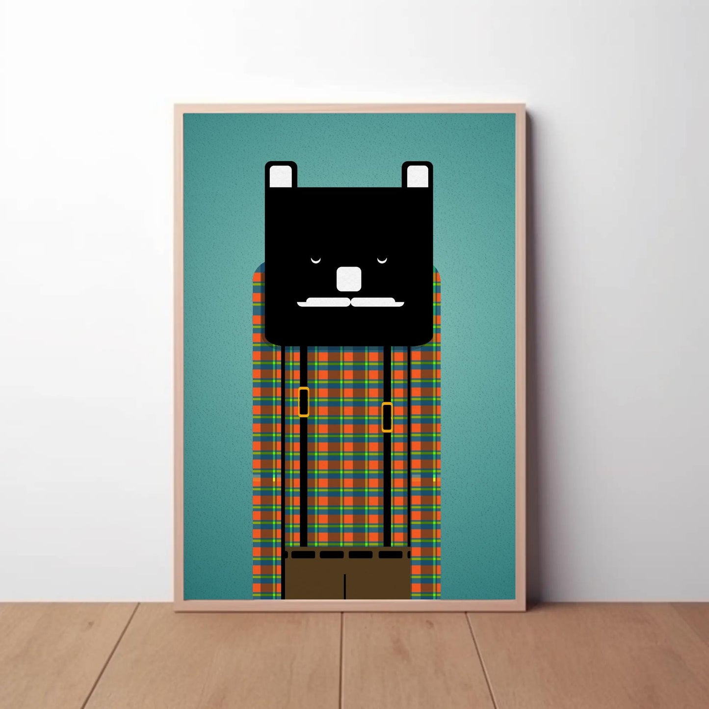 Grumpy Bear Print