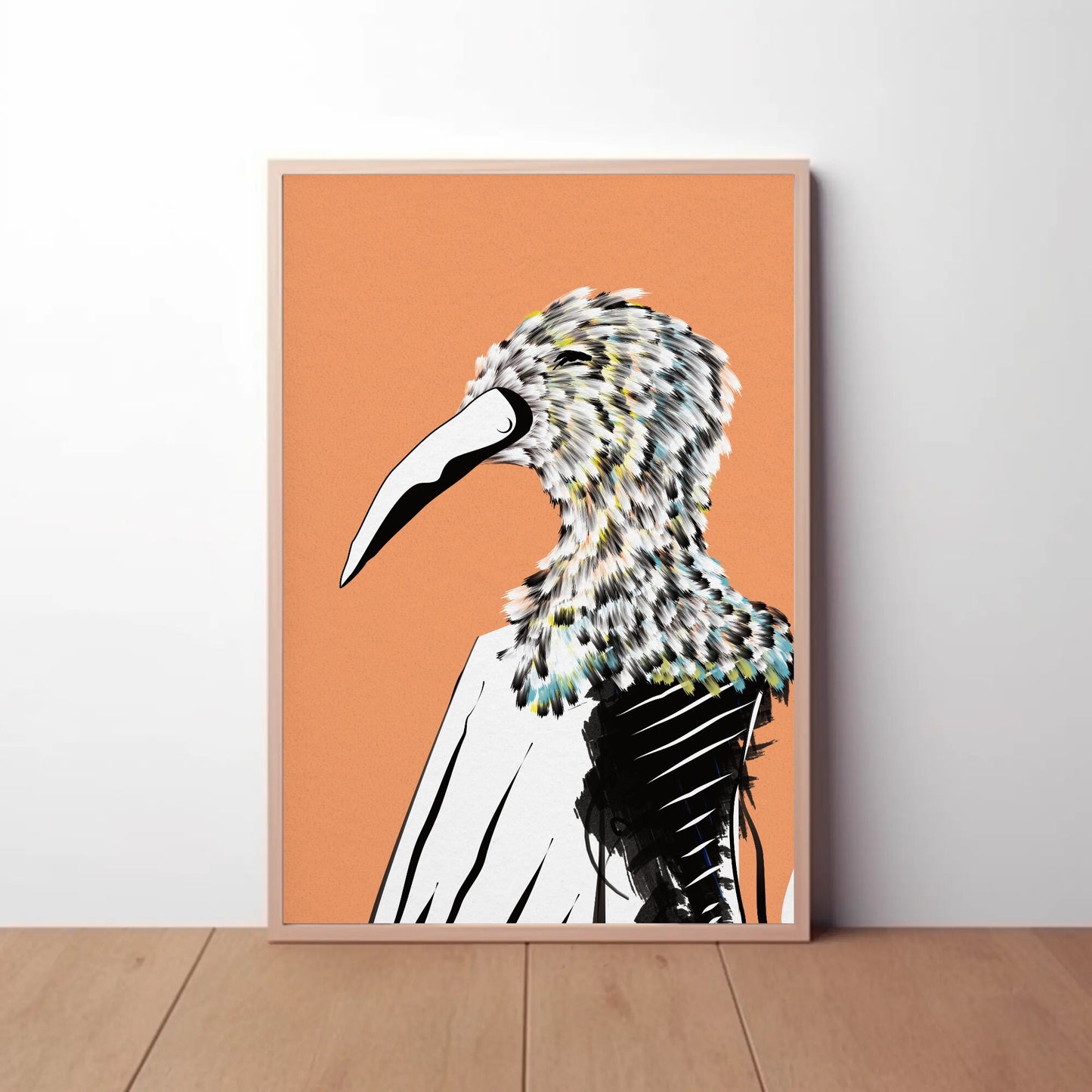 Fashionable Bird Man