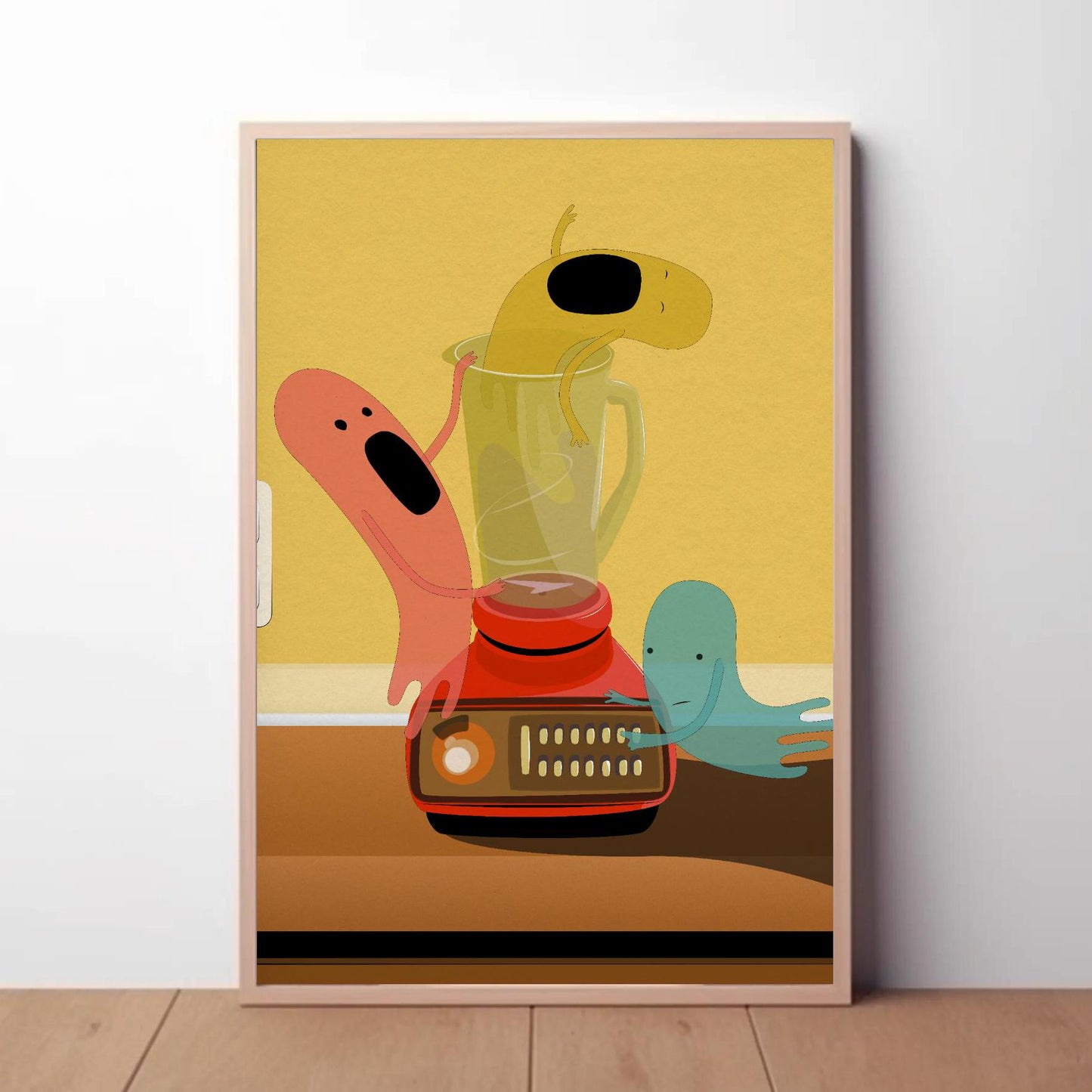 Blender Ghosts Print