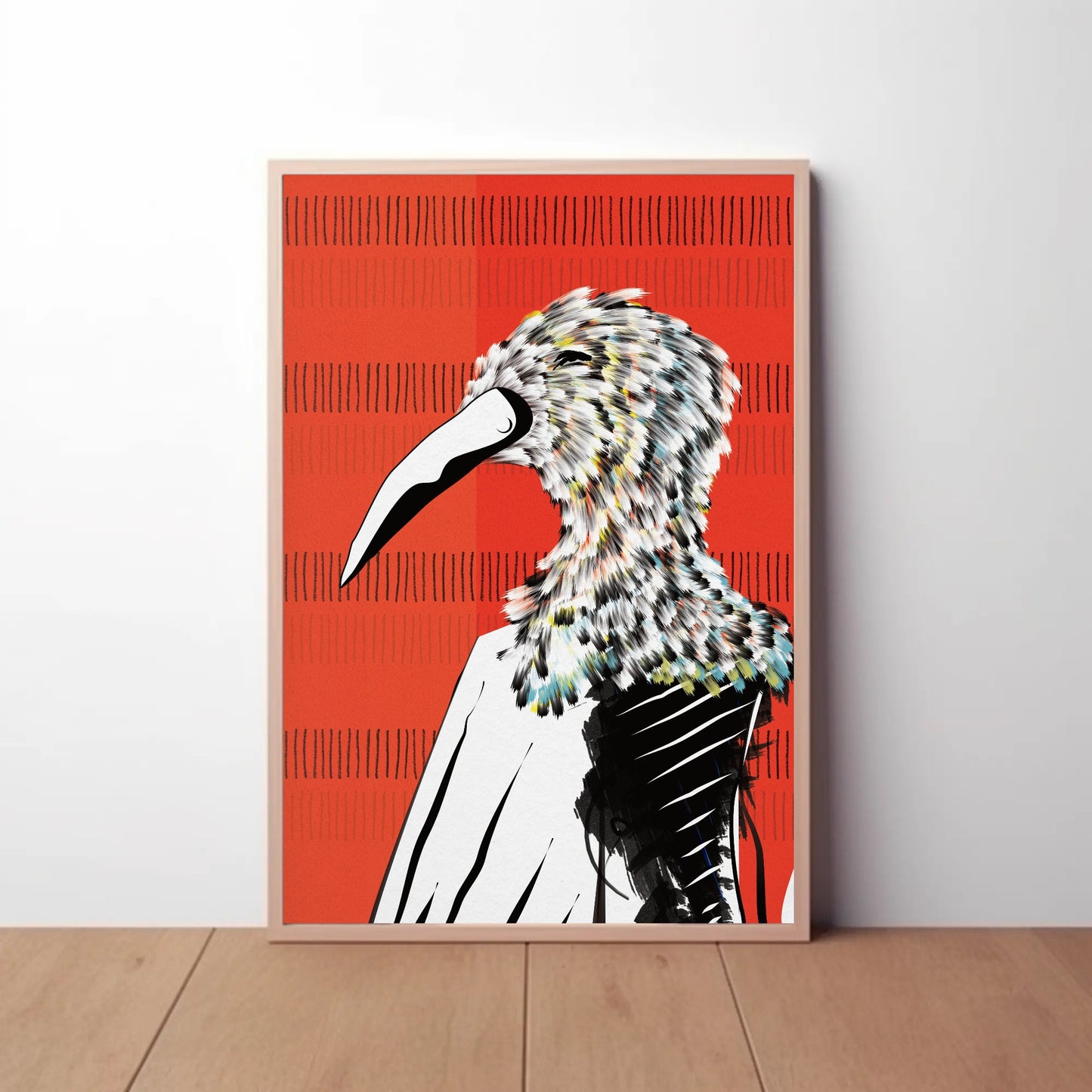 Fashionable Bird Man