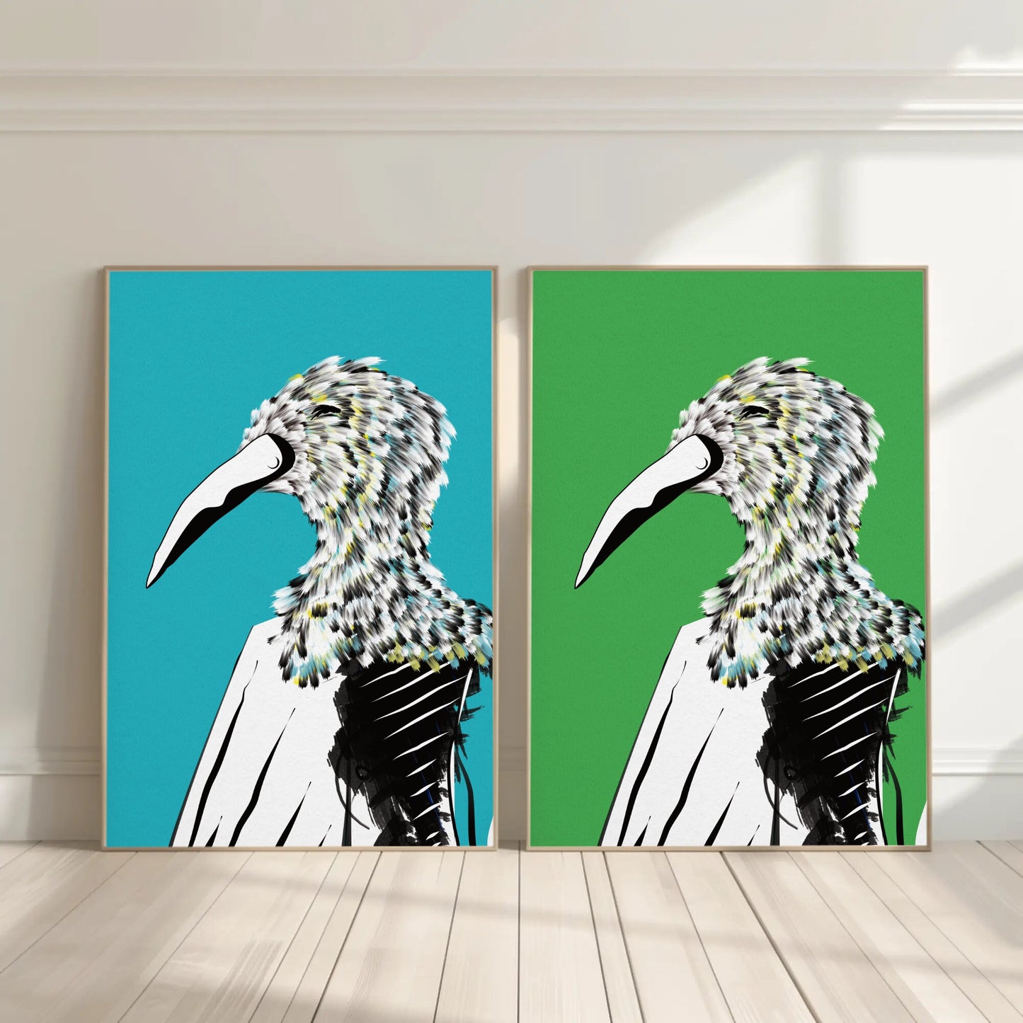 Fashionable Bird Man