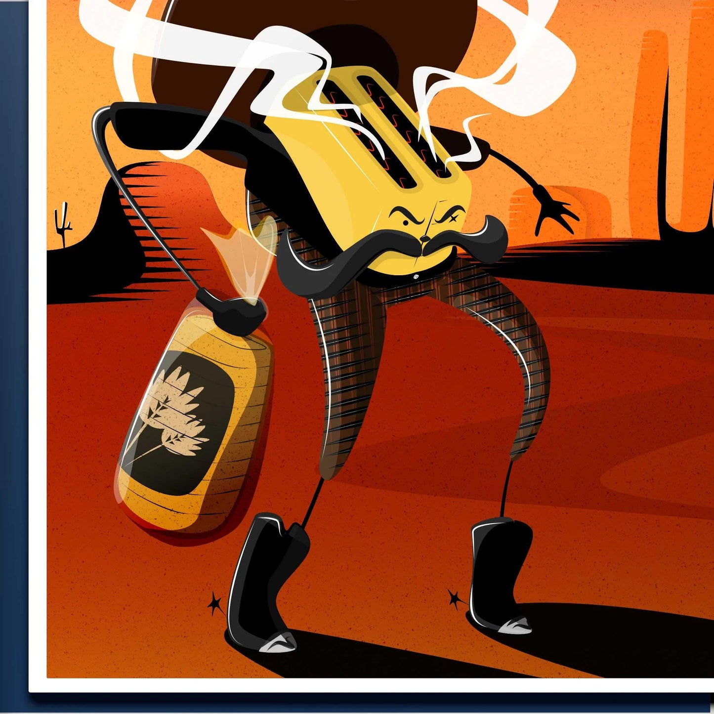 Outlaw Toaster Print