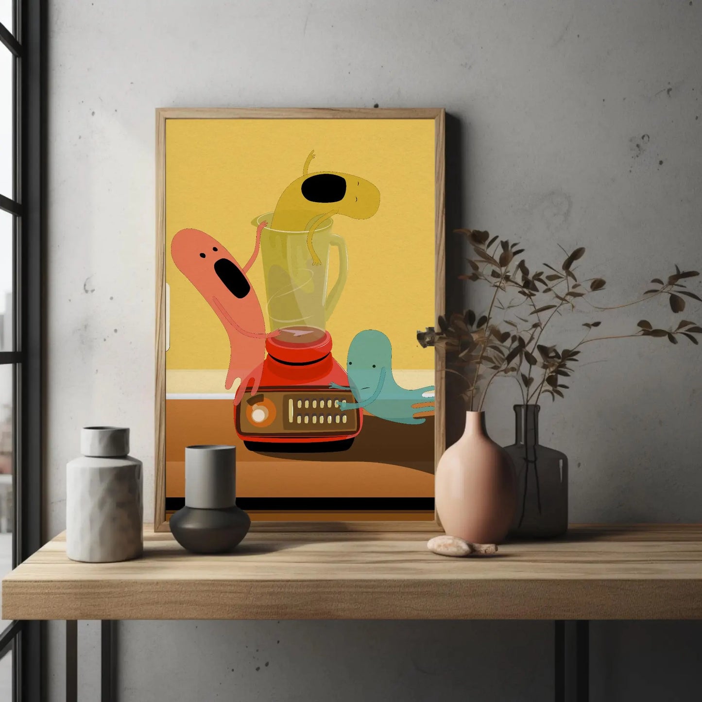 Blender Ghosts Print