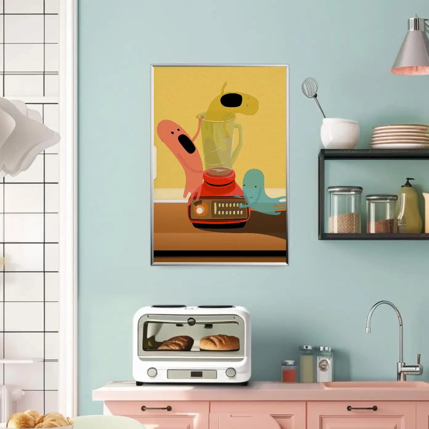 Blender Ghosts Print