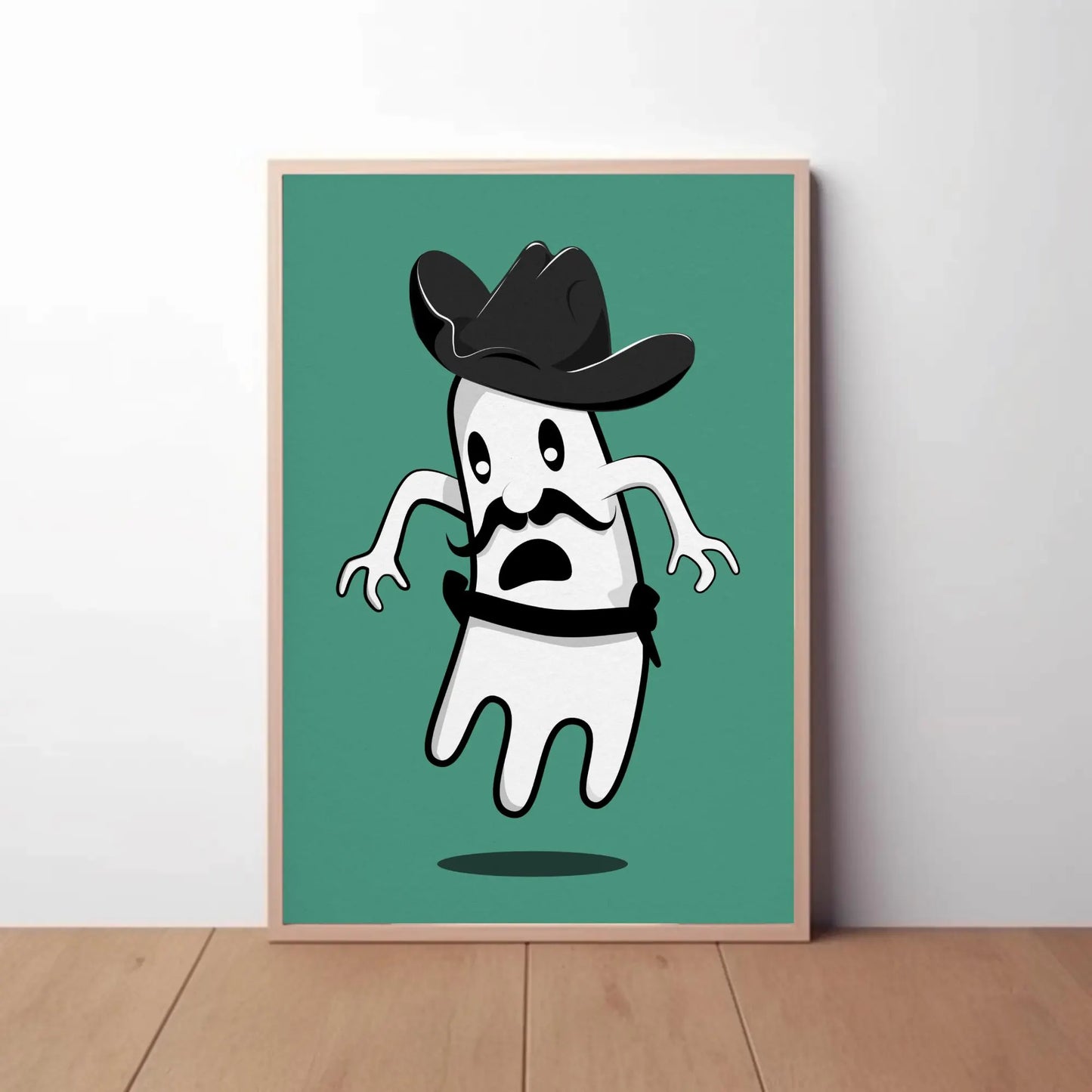 Cowboy Ghost Print