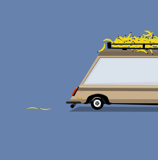 Banana Wagon Print
