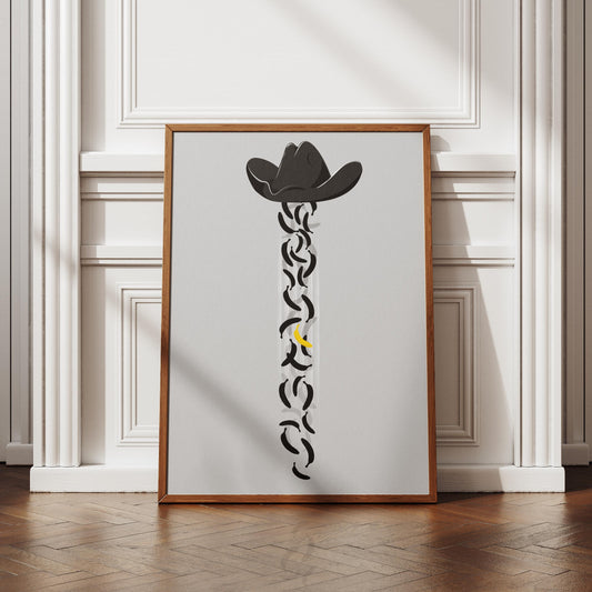 Banana Rain Hat Print