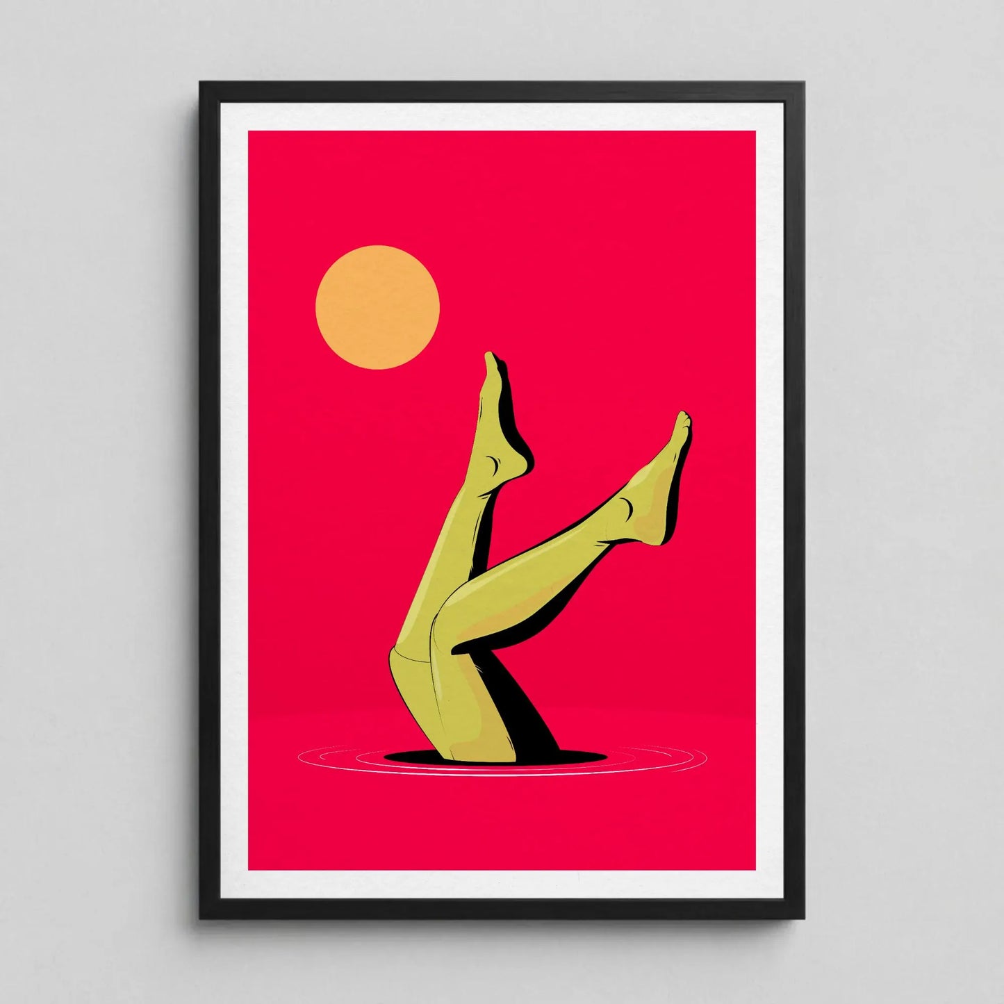 Legs by Moonlight Art Print