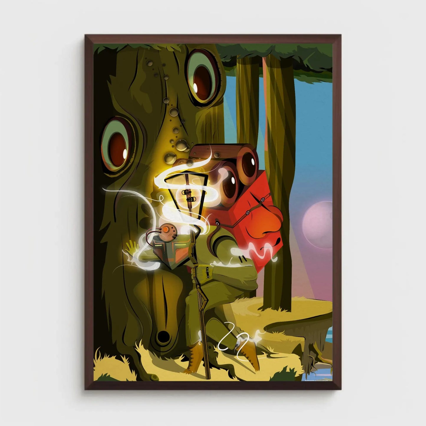 A Careful Escape Art Print