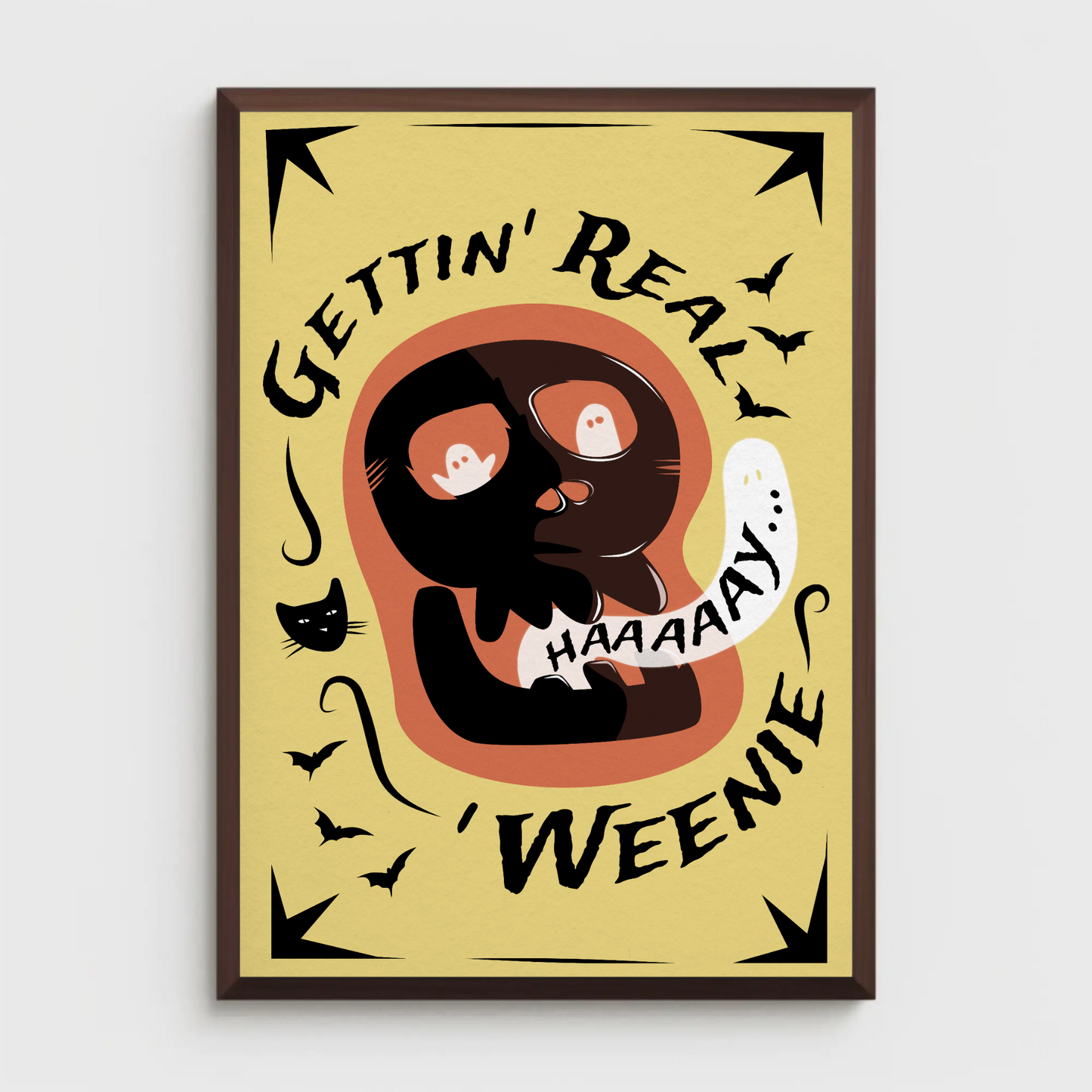 Gettin' Real Weenie Halloween Print