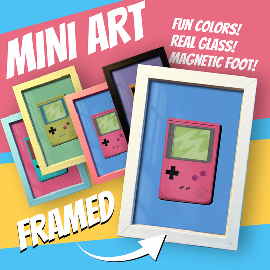 Mini Framed Art - GameBoy