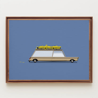 Banana Wagon Print