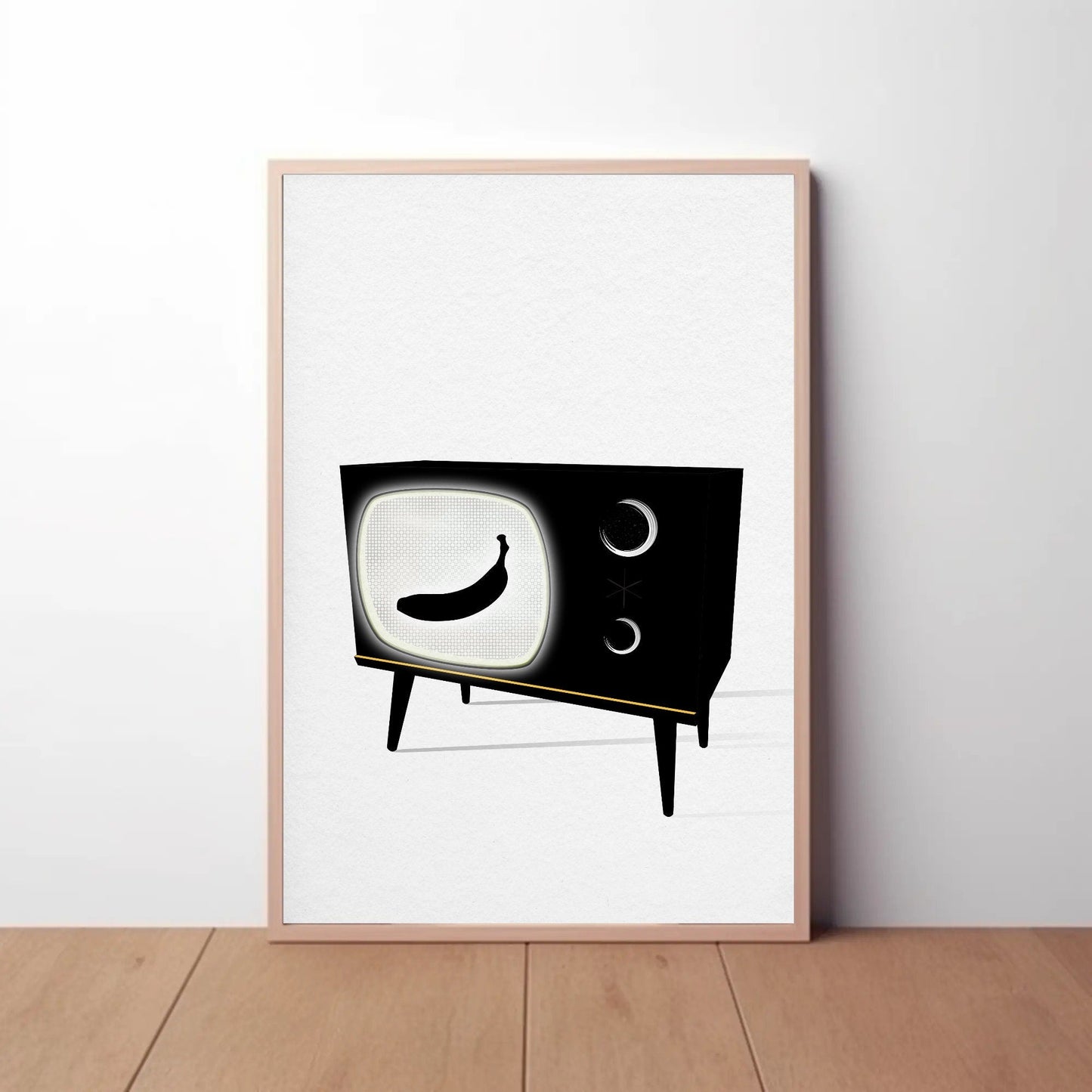 Retro TV Print