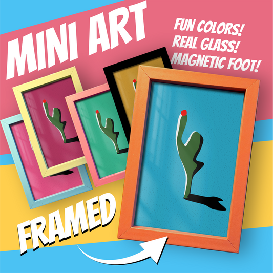 Mini Framed Art - Cactus