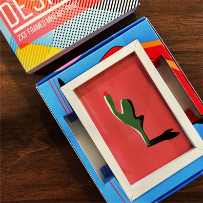 Mini Framed Art - Cactus
