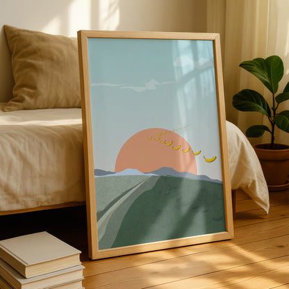 Banana Migration Print
