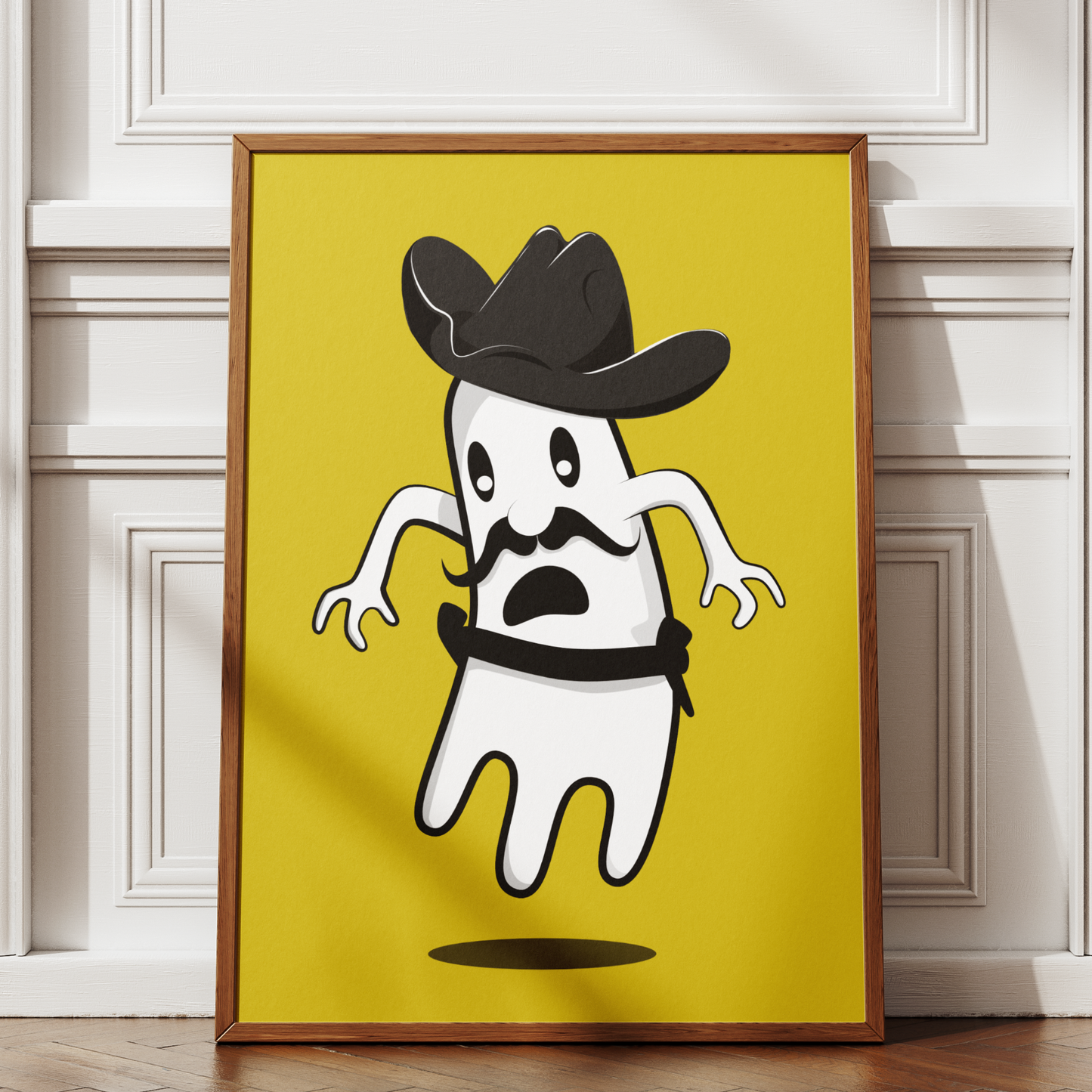 Cowboy Ghost Print