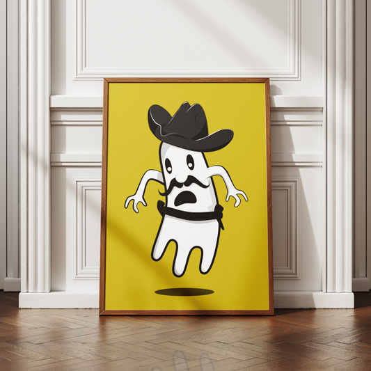 Cowboy Ghost Print