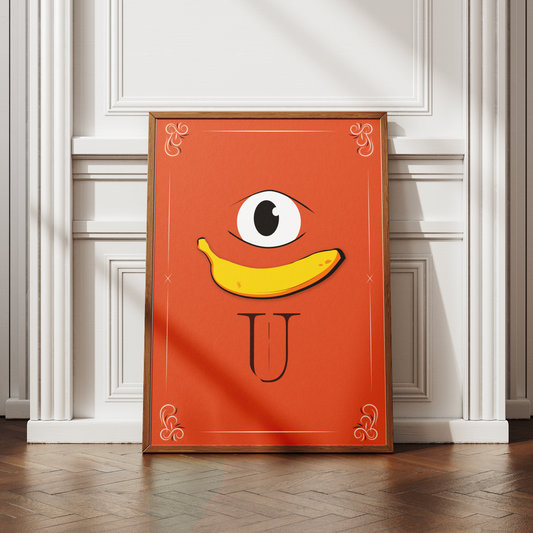 Eye Banana U Banana Print