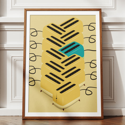 22 Slice Toaster Print