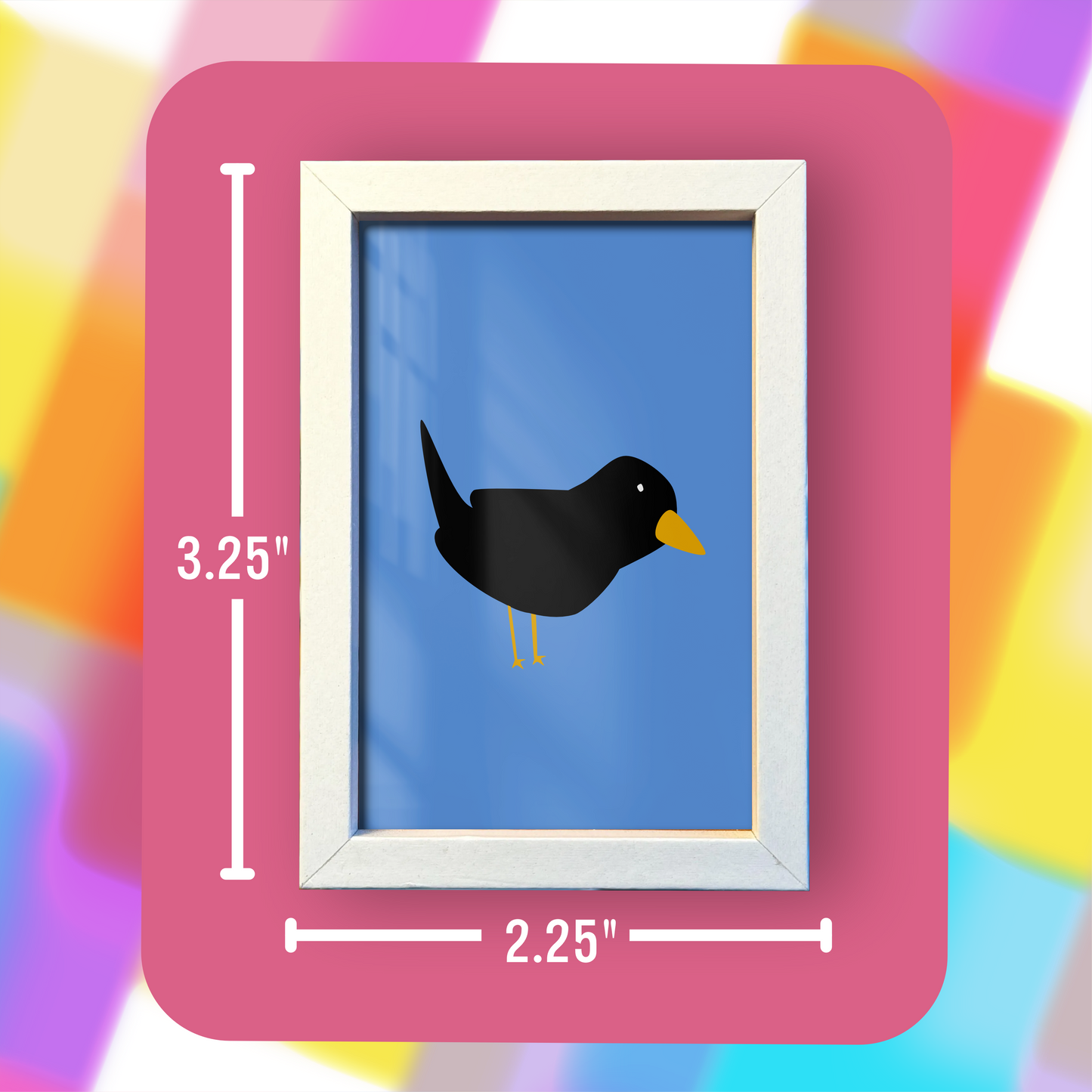 Mini Framed Art - Little bird