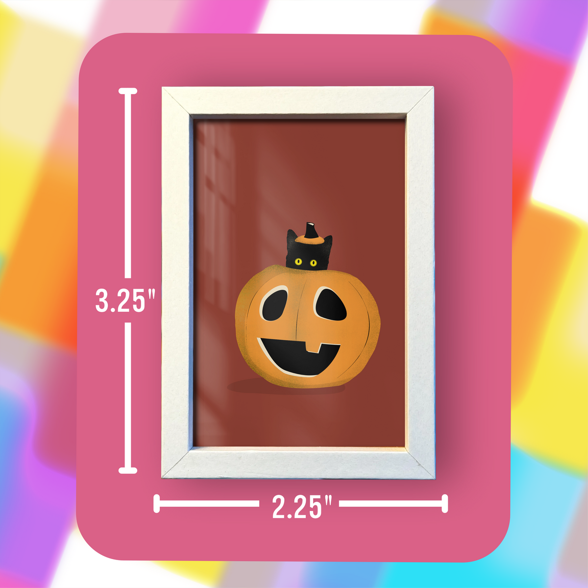 Pumpkin Cat Mini Art