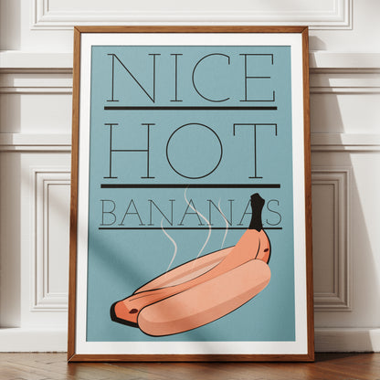 Deco Nice Hot Bananas Print