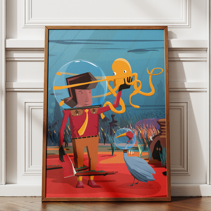 Underwater Friends Print