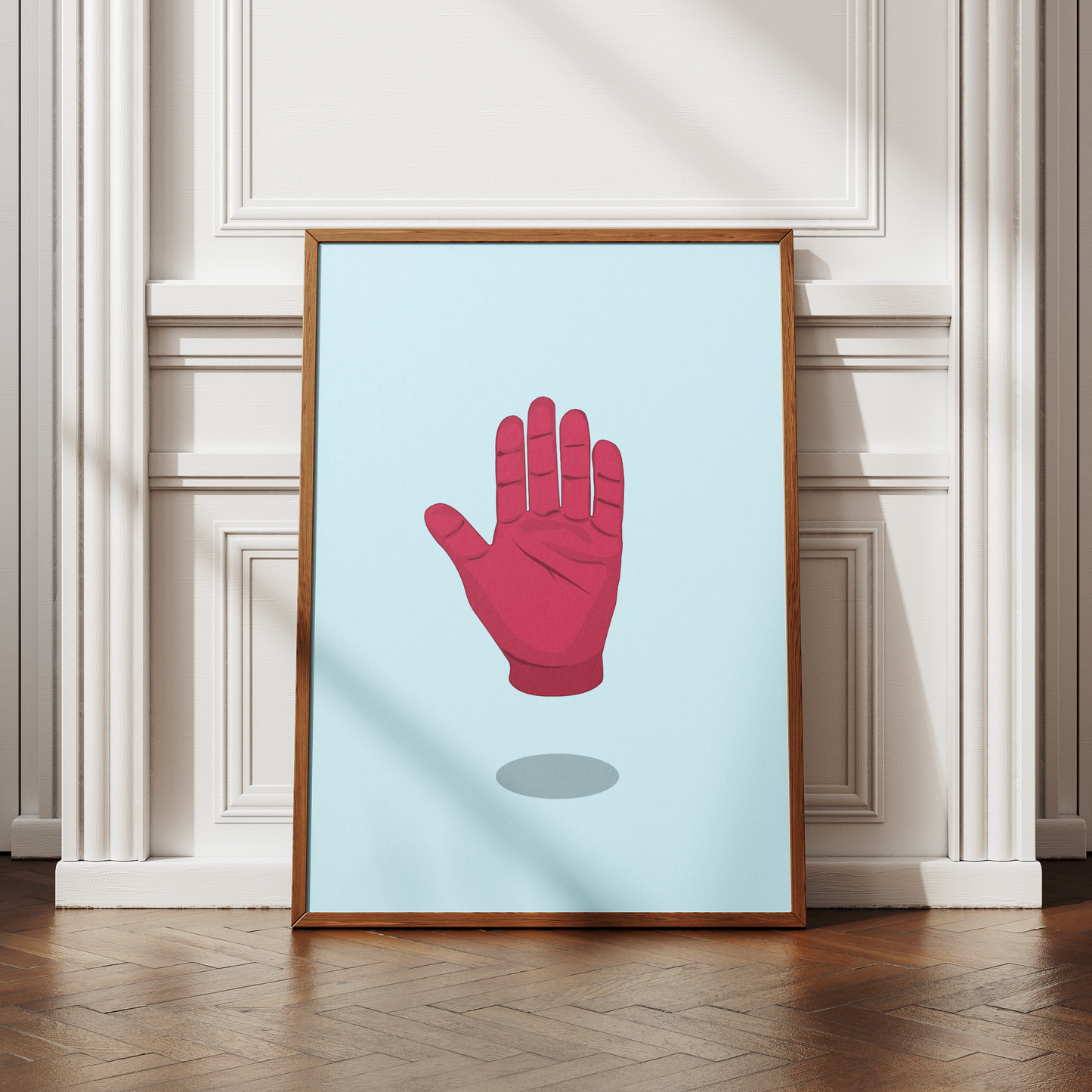 Floating Hand Print